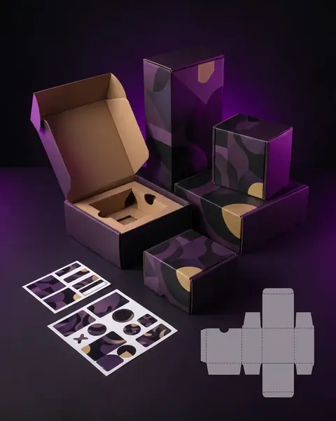 Product box packaging preview