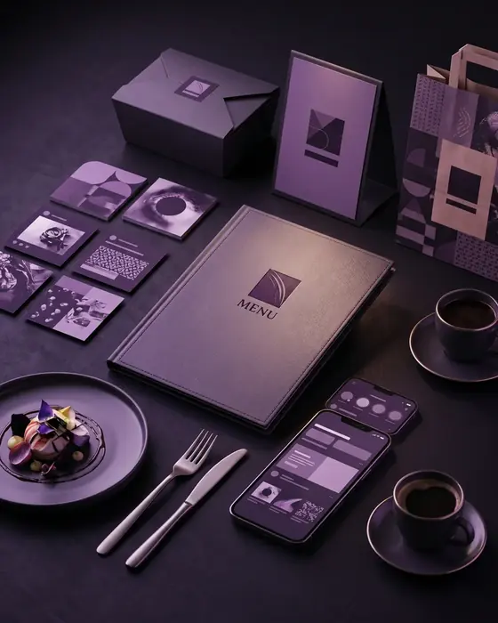 Restaurant mobile campaign preview